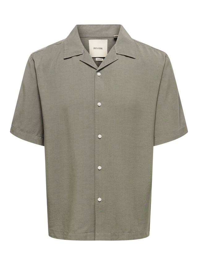 ONLY & SONS Kurzarmhemd »ONSPERU SS REG TENCEL SHIRT NOOS«