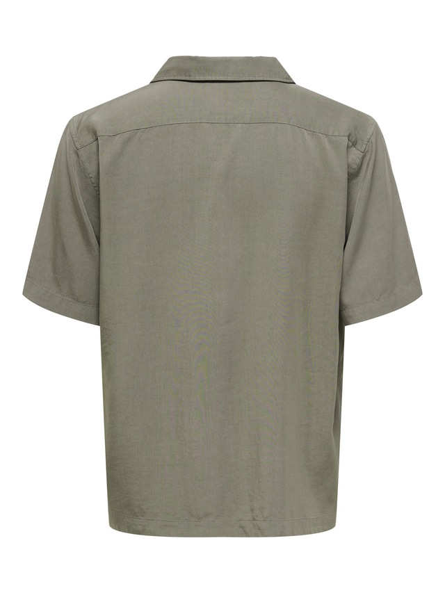 ONLY & SONS Kurzarmhemd »ONSPERU SS REG TENCEL SHIRT NOOS«