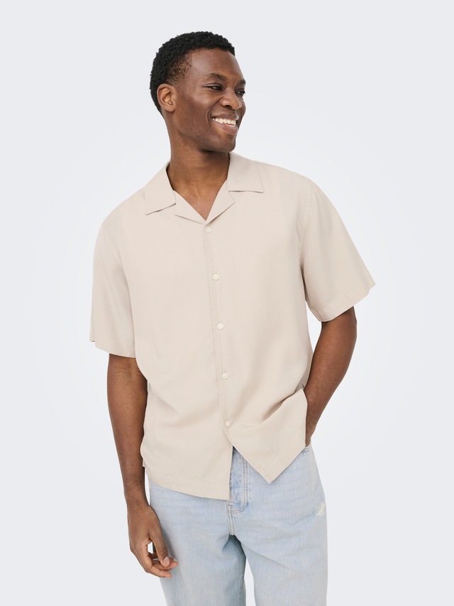 ONLY & SONS Kurzarmhemd »ONSPERU SS REG TENCEL SHIRT NOOS«