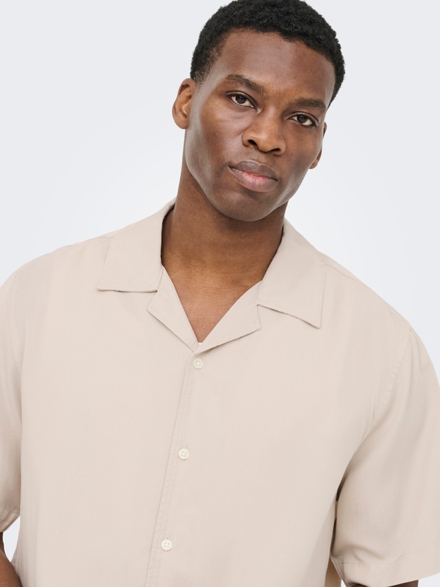 ONLY & SONS Kurzarmhemd »ONSPERU SS REG TENCEL SHIRT NOOS«
