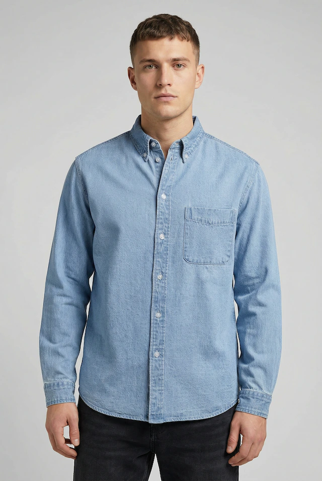 ONLY & SONS Jeanshemd »ONSORSON REGULAR YFM DNM SHIRT NOOS« Baumwolle, normal geschnitten