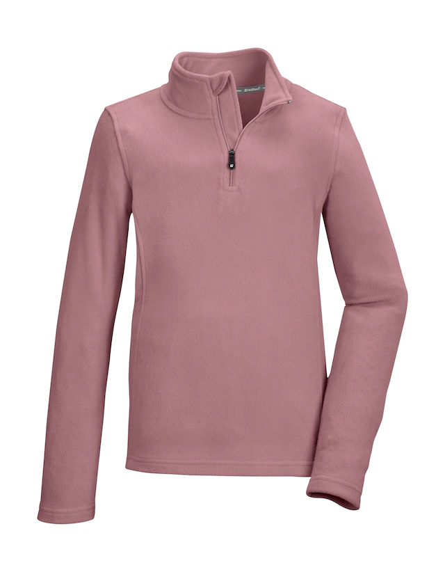 Killtec Fleeceshirt »KSW 247 GRLS FLC SHRT« Fleeceshirt mit Stehkragen, Kinnschutz und hohem Tragekomfort