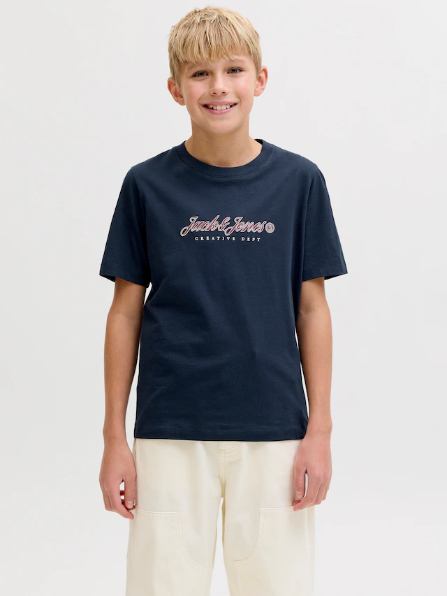 Jack & Jones Junior T-Shirt »JORMONTAUK TYPE FRONT TEE CN JNR«