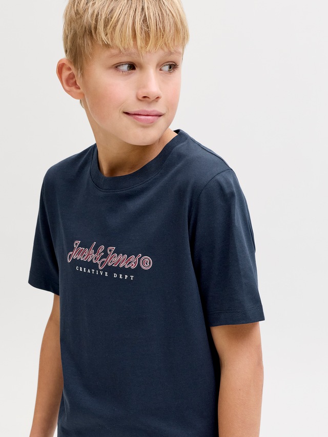 Jack & Jones Junior T-Shirt »JORMONTAUK TYPE FRONT TEE CN JNR«
