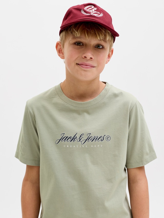 Jack & Jones Junior T-Shirt »JORMONTAUK TYPE FRONT TEE CN JNR«
