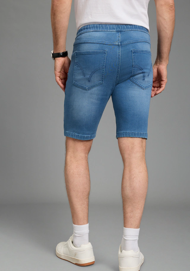 Arizona Jeansshorts gerade geschnittenes Bein, Regular Fit Passform