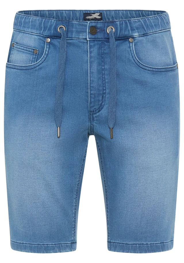 Arizona Jeansshorts gerade geschnittenes Bein, Regular Fit Passform