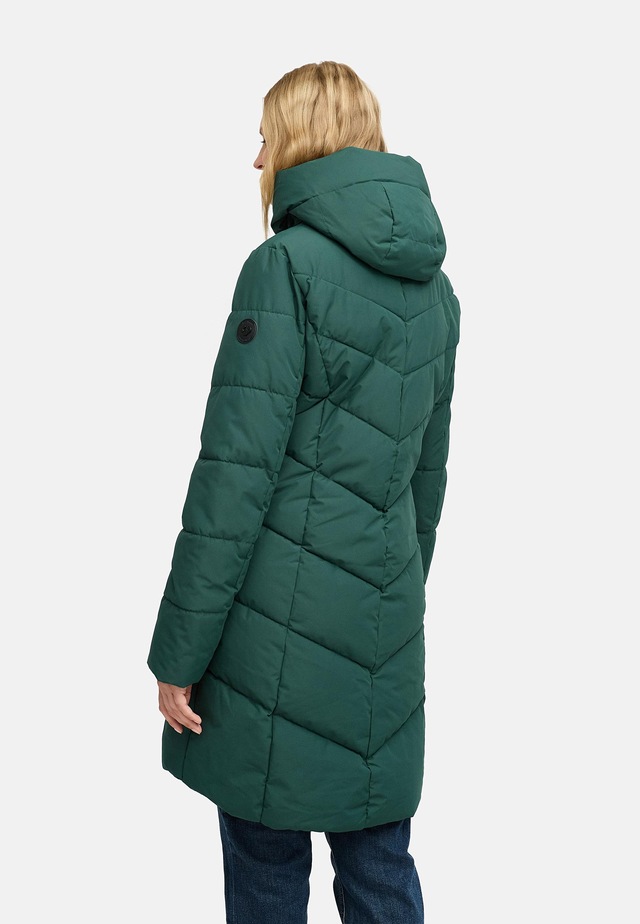 Ragwear Steppmantel »Natalin YOUMODO« Warmer Damen Wintermantel mit V-Steppung und Kapuze