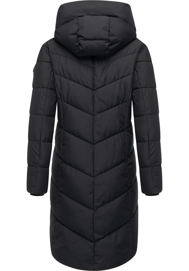 Ragwear Steppmantel »Natalin YOUMODO« Warmer Damen Wintermantel mit V-Steppung und Kapuze