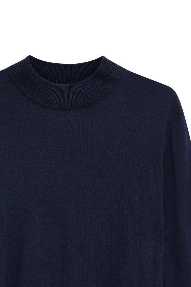 bugatti Rollkragenpullover »Regular Fit« aus Merino-Wolle-Seide-Mix