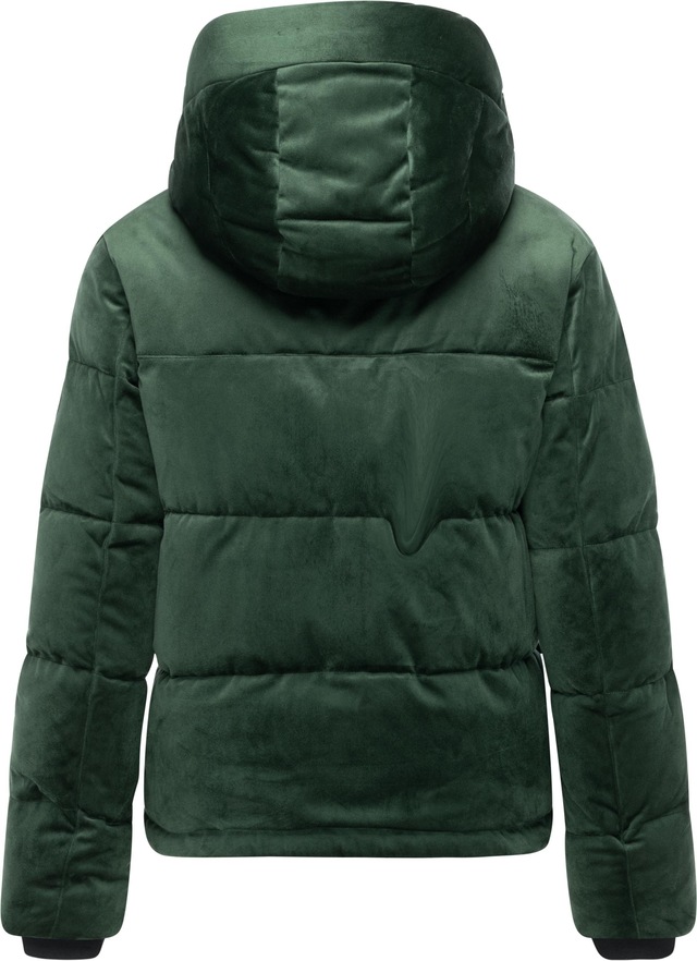 Ragwear Steppjacke »Roobie Velvet YOUMODO« mit Kapuze Gesteppte Teddyjacke in Samtoptik mit Kapuze