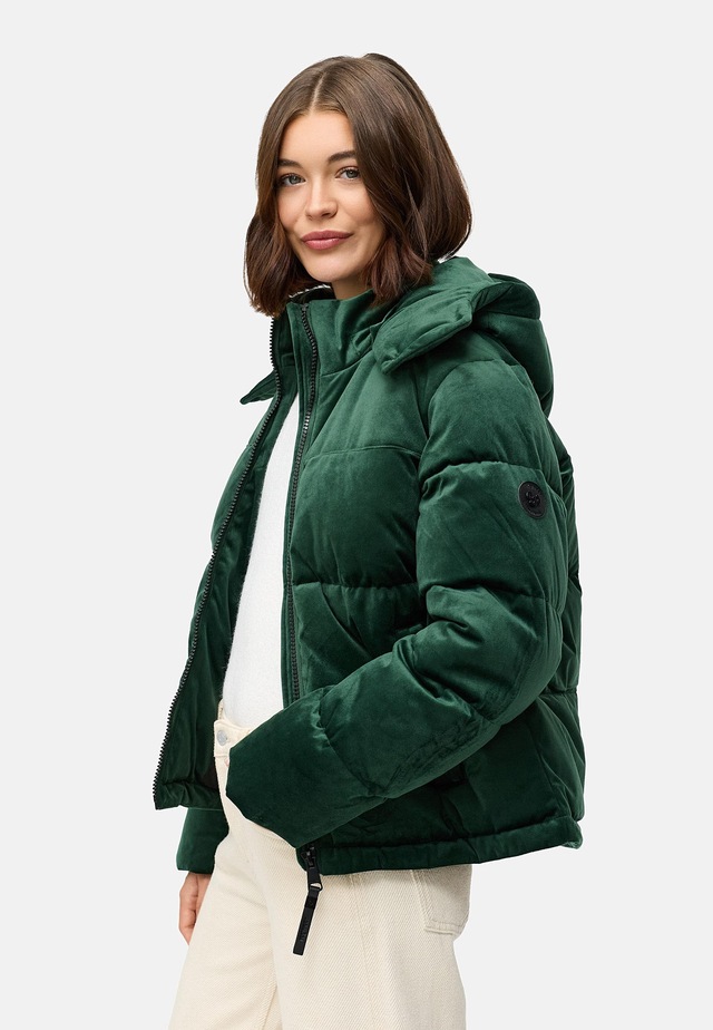 Ragwear Steppjacke »Roobie Velvet YOUMODO« mit Kapuze Gesteppte Teddyjacke in Samtoptik mit Kapuze