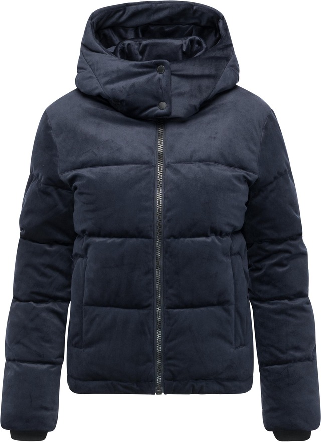Ragwear Steppjacke »Roobie Velvet YOUMODO« mit Kapuze Gesteppte Teddyjacke in Samtoptik mit Kapuze