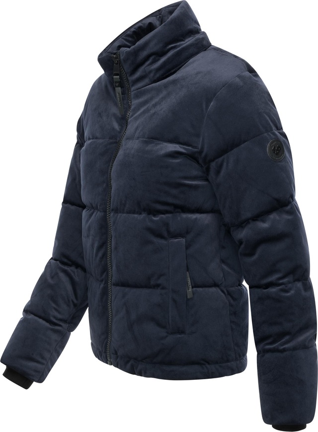 Ragwear Steppjacke »Roobie Velvet YOUMODO« mit Kapuze Gesteppte Teddyjacke in Samtoptik mit Kapuze