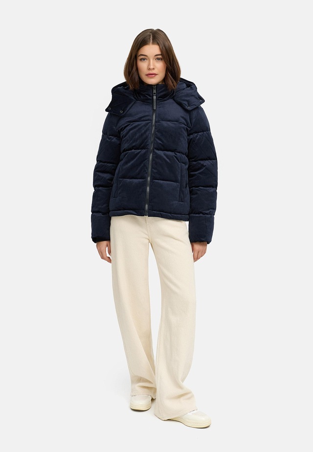 Ragwear Steppjacke »Roobie Velvet YOUMODO« mit Kapuze Gesteppte Teddyjacke in Samtoptik mit Kapuze
