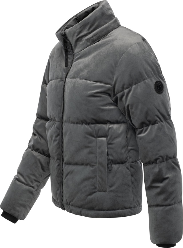 Ragwear Steppjacke »Roobie Velvet YOUMODO« mit Kapuze Gesteppte Teddyjacke in Samtoptik mit Kapuze