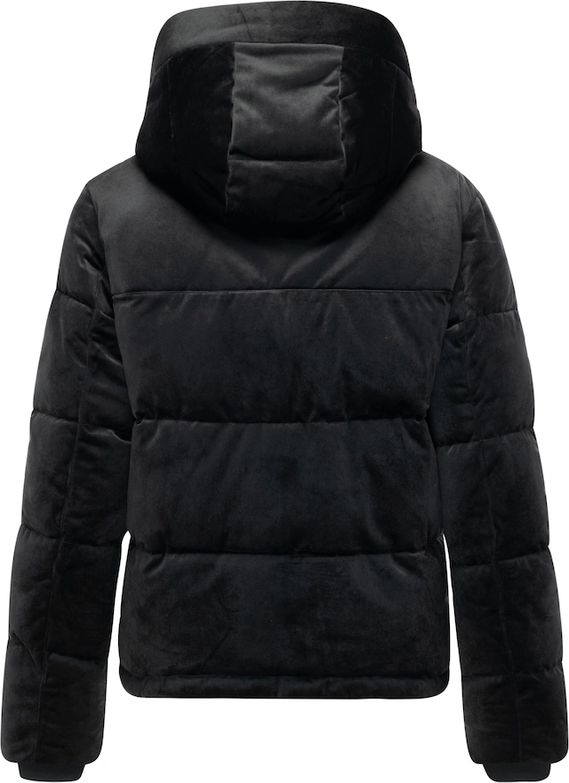 Ragwear Steppjacke »Roobie Velvet YOUMODO« mit Kapuze Gesteppte Teddyjacke in Samtoptik mit Kapuze