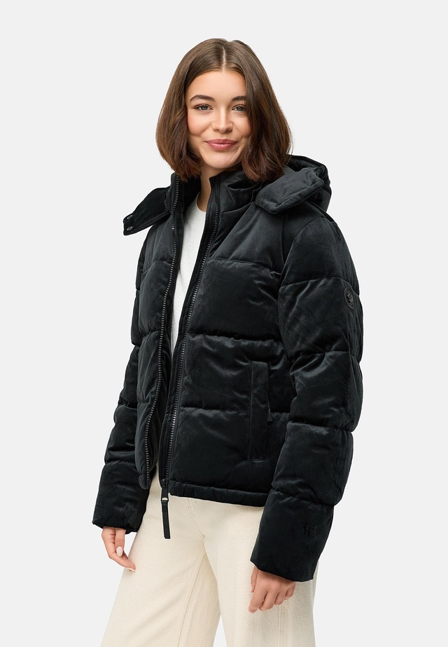 Ragwear Steppjacke »Roobie Velvet YOUMODO« mit Kapuze Gesteppte Teddyjacke in Samtoptik mit Kapuze