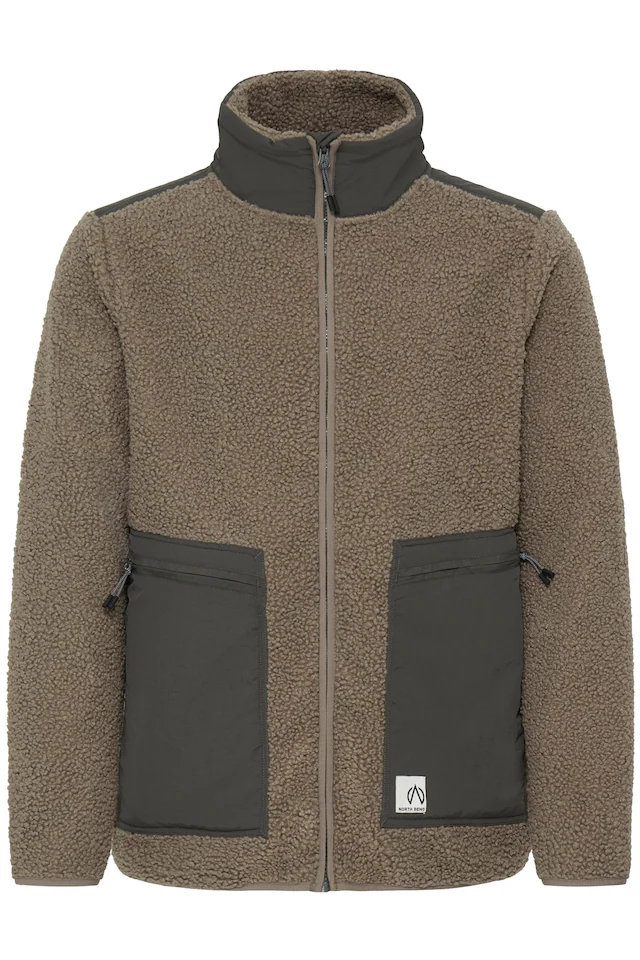 North Bend Plüschjacke »Plüschjacke NBGalonne M Teddy Jacket«
