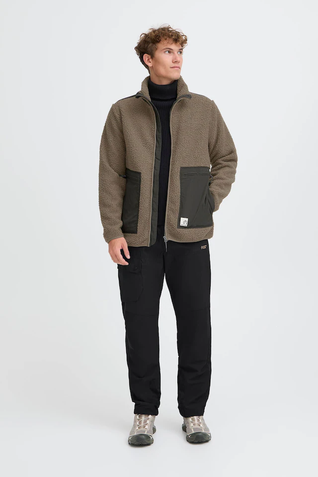 North Bend Plüschjacke »Plüschjacke NBGalonne M Teddy Jacket«