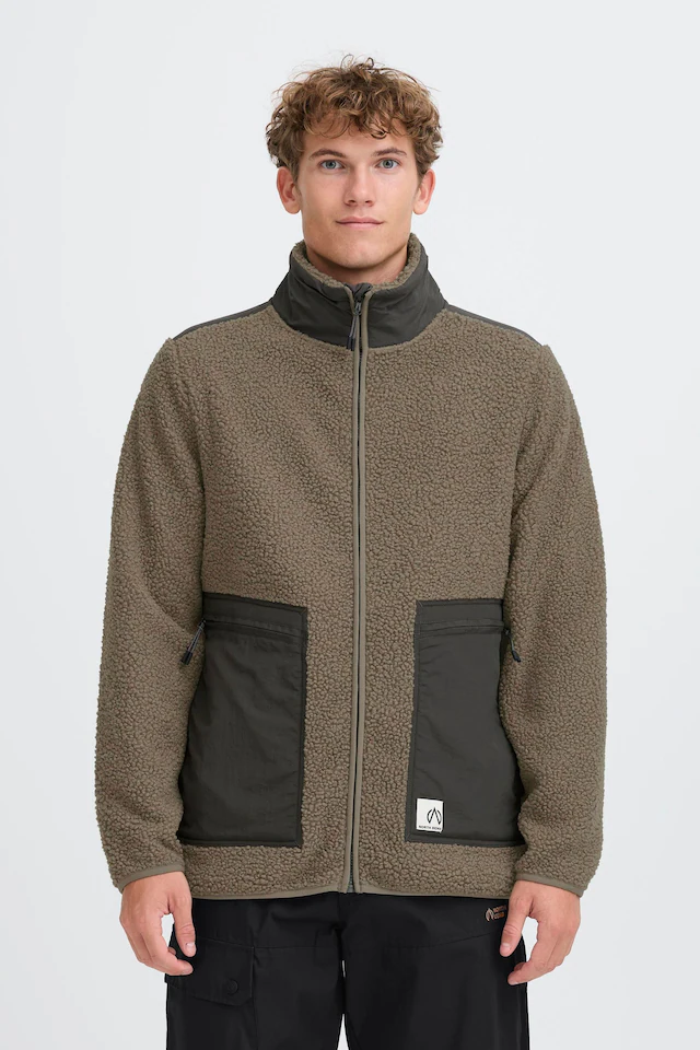 North Bend Plüschjacke »Plüschjacke NBGalonne M Teddy Jacket«