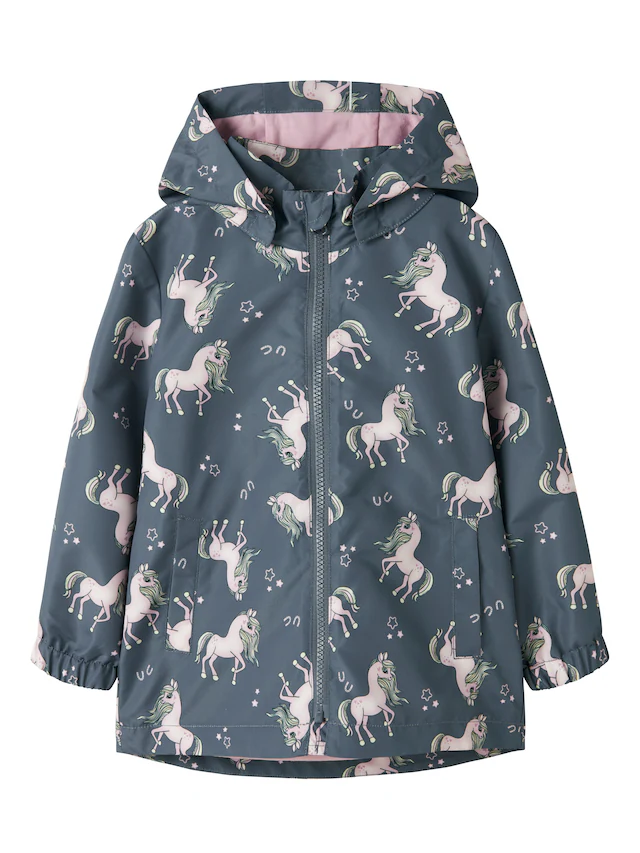 Name It Outdoorjacke »NMFMAXI JACKET LI AOP NOOS« mit Kapuze