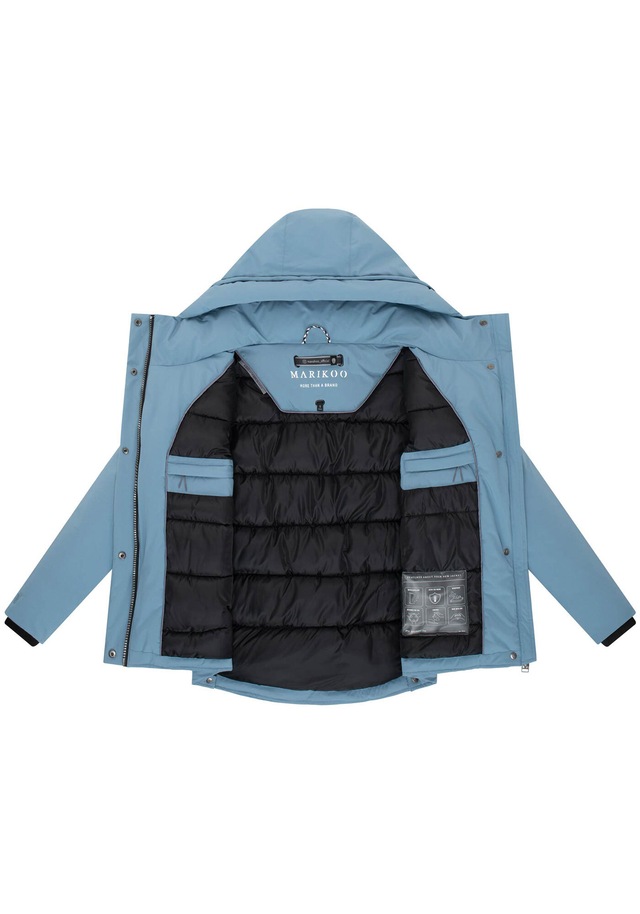 Marikoo Winterjacke »Yeminaa« warm für den Winter - hinten länger geschnitten