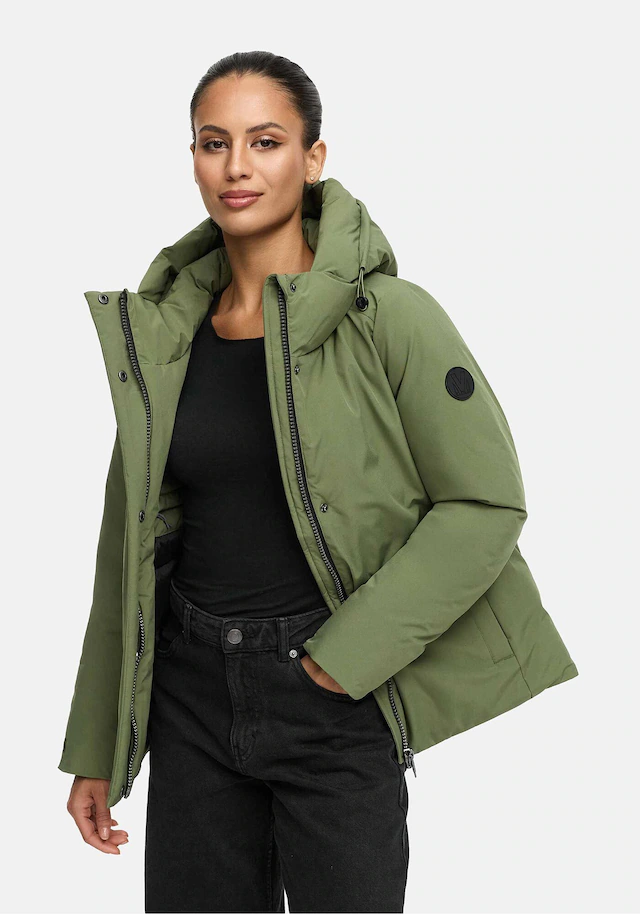 Marikoo Winterjacke »Yeminaa« warm für den Winter - hinten länger geschnitten