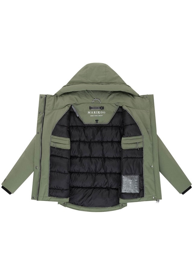 Marikoo Winterjacke »Yeminaa« warm für den Winter - hinten länger geschnitten