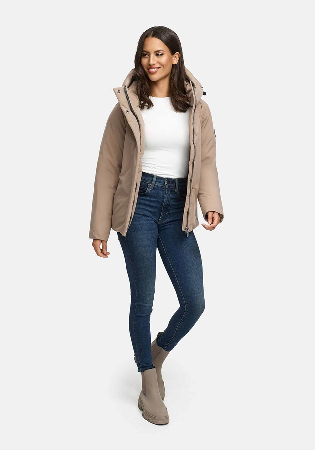 Marikoo Winterjacke »Yeminaa« warm für den Winter - hinten länger geschnitten