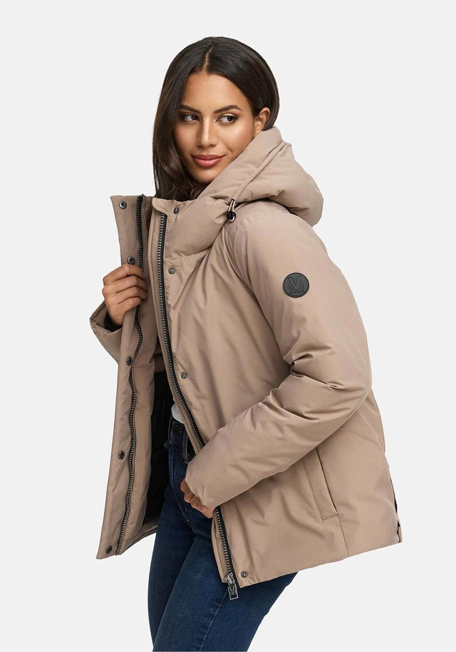 Marikoo Winterjacke »Yeminaa« warm für den Winter - hinten länger geschnitten