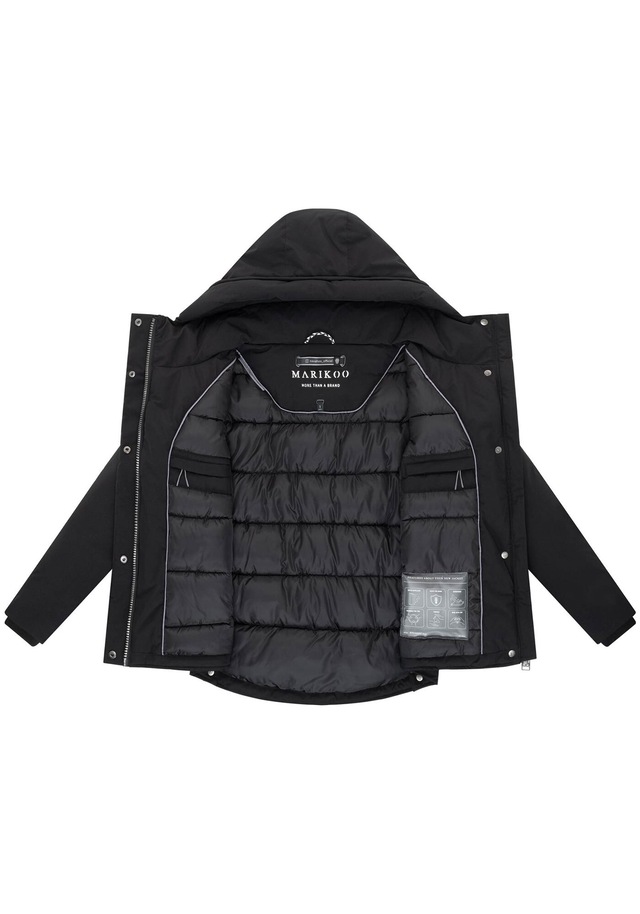 Marikoo Winterjacke »Yeminaa« warm für den Winter - hinten länger geschnitten