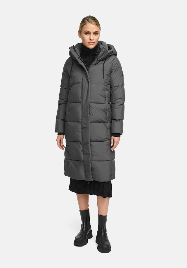 Marikoo Winterjacke »Chumanii« Warmer Wintermantel mit langem Schnitt für kalte Tage.