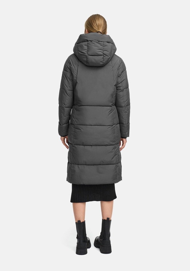 Marikoo Winterjacke »Chumanii« Warmer Wintermantel mit langem Schnitt für kalte Tage.