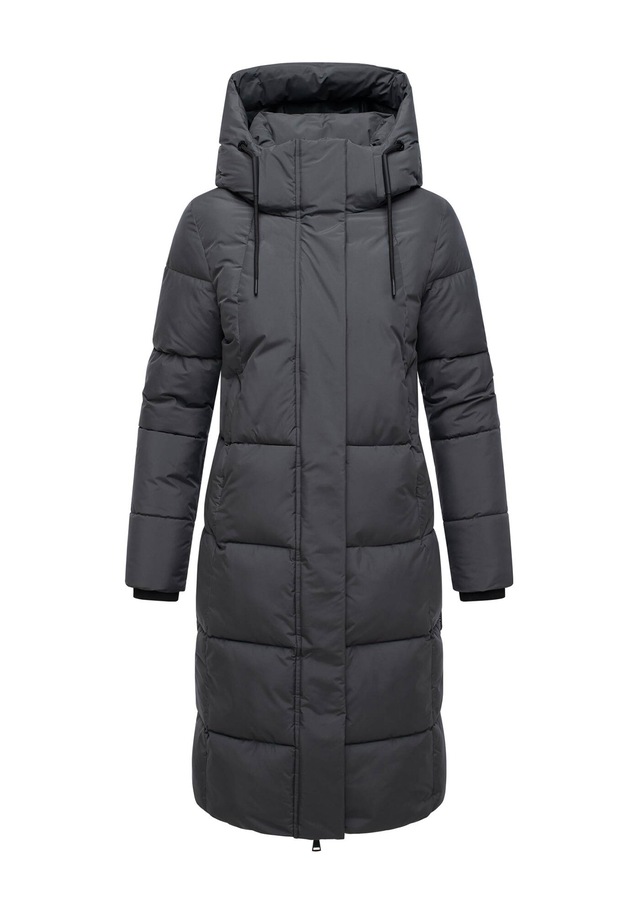 Marikoo Winterjacke »Chumanii« Warmer Wintermantel mit langem Schnitt für kalte Tage.