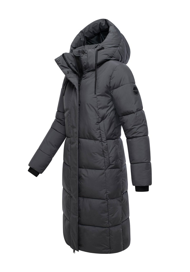 Marikoo Winterjacke »Chumanii« Warmer Wintermantel mit langem Schnitt für kalte Tage.