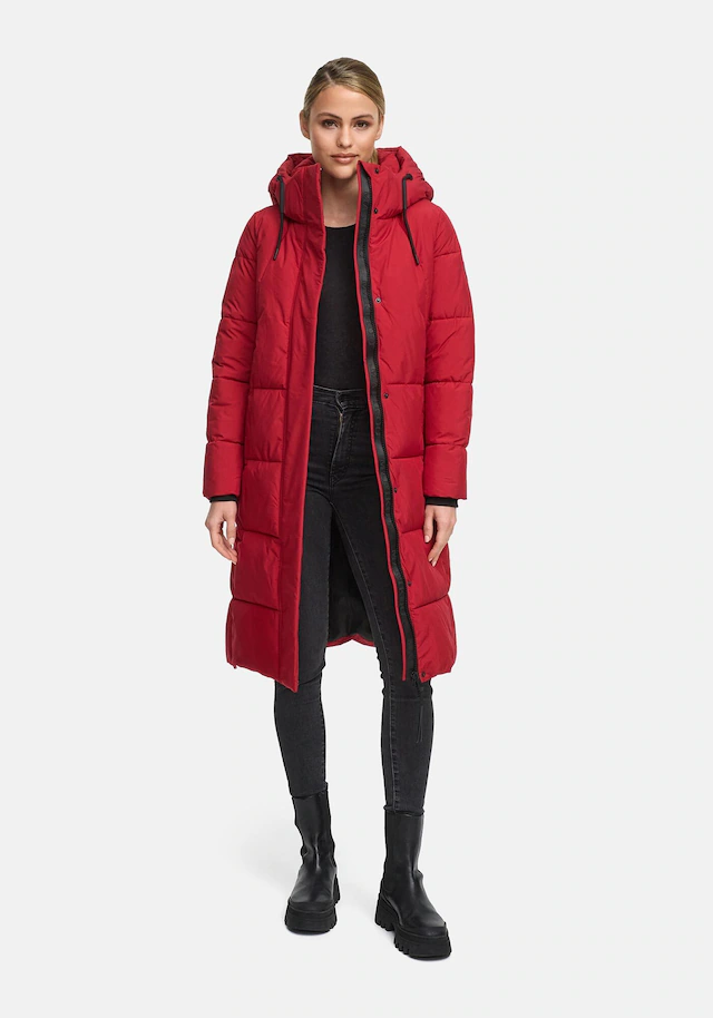 Marikoo Winterjacke »Chumanii« Warmer Wintermantel mit langem Schnitt für kalte Tage.
