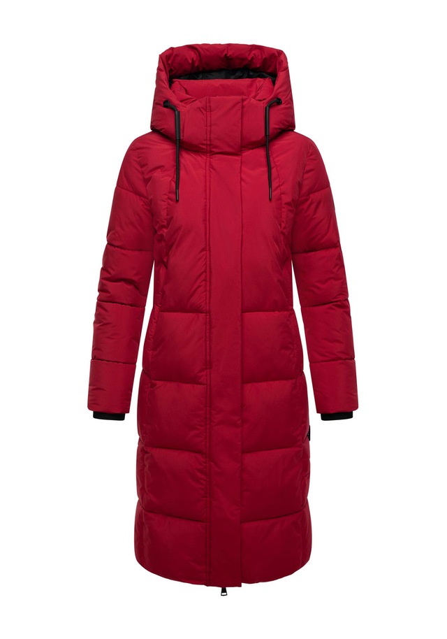 Marikoo Winterjacke »Chumanii« Warmer Wintermantel mit langem Schnitt für kalte Tage.