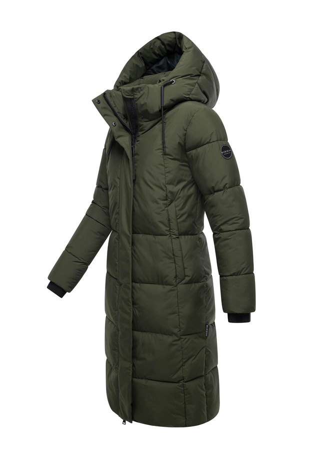 Marikoo Winterjacke »Chumanii« Warmer Wintermantel mit langem Schnitt für kalte Tage.
