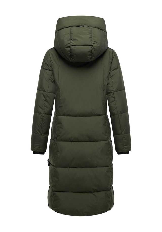 Marikoo Winterjacke »Chumanii« Warmer Wintermantel mit langem Schnitt für kalte Tage.