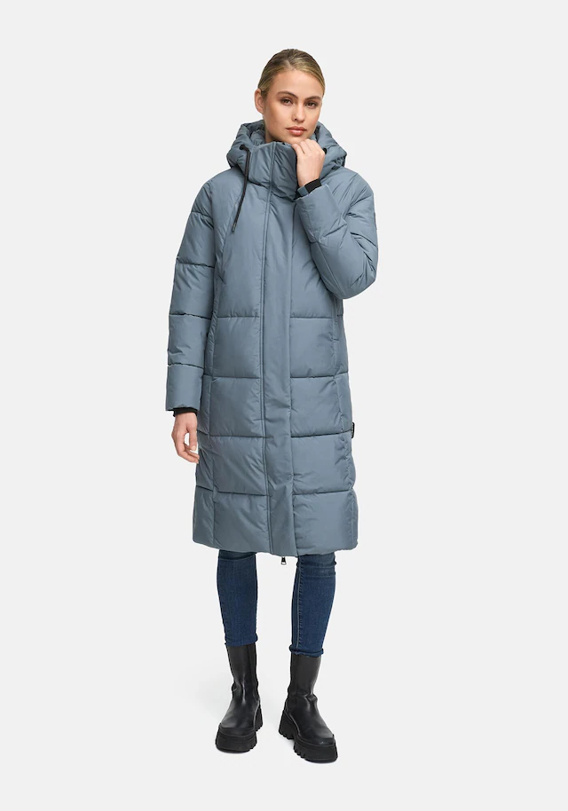 Marikoo Winterjacke »Chumanii« Warmer Wintermantel mit langem Schnitt für kalte Tage.