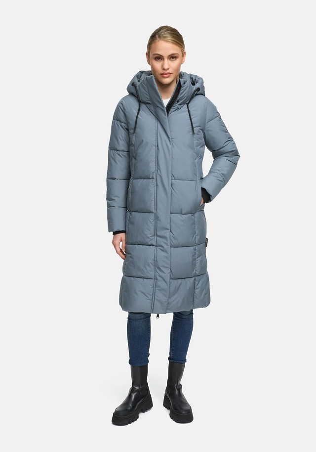 Marikoo Winterjacke »Chumanii« Warmer Wintermantel mit langem Schnitt für kalte Tage.