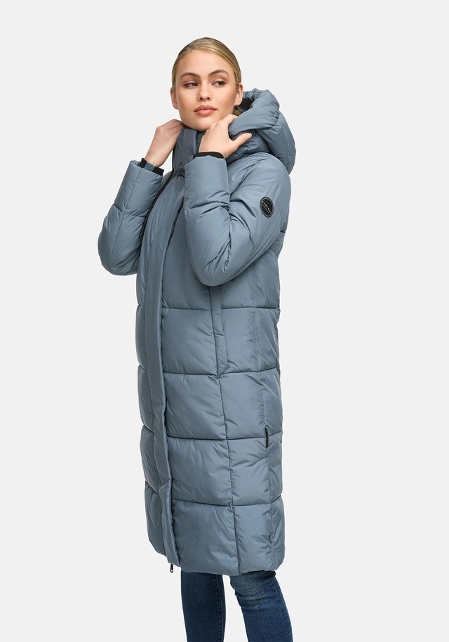 Marikoo Winterjacke »Chumanii« Warmer Wintermantel mit langem Schnitt für kalte Tage.