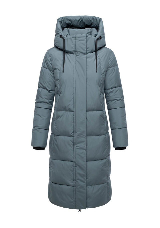 Marikoo Winterjacke »Chumanii« Warmer Wintermantel mit langem Schnitt für kalte Tage.