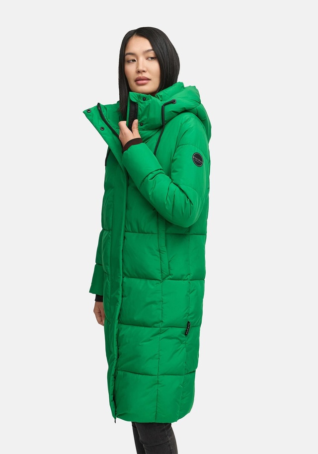 Marikoo Winterjacke »Chumanii« Warmer Wintermantel mit langem Schnitt für kalte Tage.