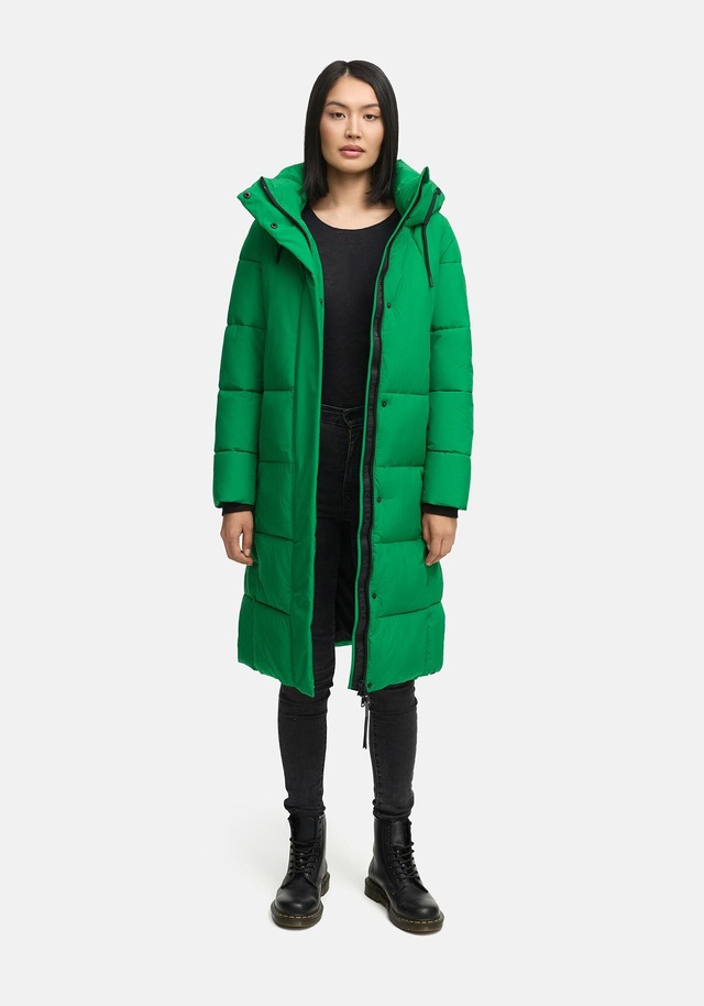 Marikoo Winterjacke »Chumanii« Warmer Wintermantel mit langem Schnitt für kalte Tage.