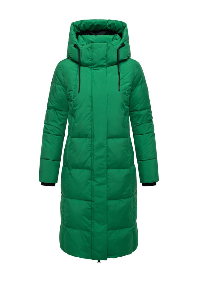 Marikoo Winterjacke »Chumanii« Warmer Wintermantel mit langem Schnitt für kalte Tage.