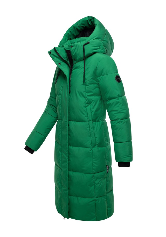 Marikoo Winterjacke »Chumanii« Warmer Wintermantel mit langem Schnitt für kalte Tage.