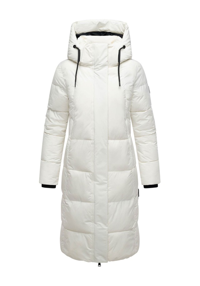 Marikoo Winterjacke »Chumanii« Warmer Wintermantel mit langem Schnitt für kalte Tage.