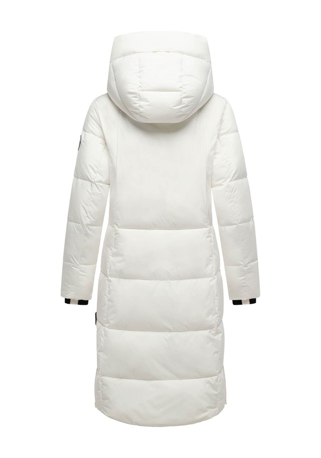 Marikoo Winterjacke »Chumanii« Warmer Wintermantel mit langem Schnitt für kalte Tage.